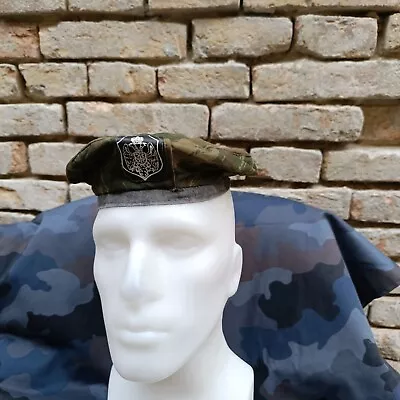 VUKOVAR 1991  Serb Paramilitary Forces Lizard - Tiger Stripe Beret Cap - Serbian • $87.95