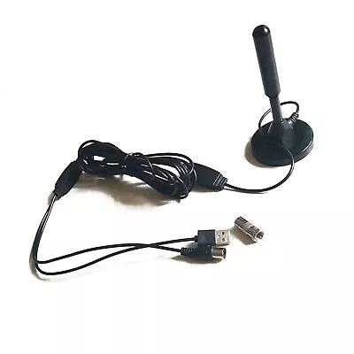 25dBi 200-Mile Magnetic Base HDTV Antenna TV Signal Amplifier Receiver Cable H • £15.46