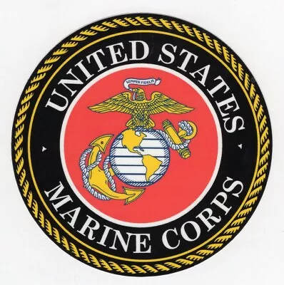 USMC Marine Corps Seal Car Truck Laptop Decal Officially Licensed Various Sizes • $3.99