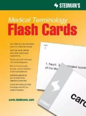 Stedman's Medical Terminology Flash Cards • $16.09