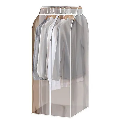 Clothes Garment Dust Cover Storage Protector Dress Wardrobe Coat Hanger Bag M  • $9.99