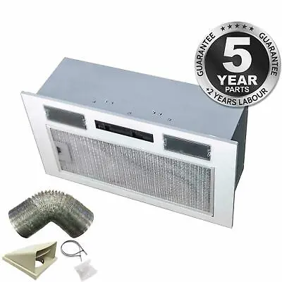 SIA UC52SI 52cm Built In Cupboard Canopy Cooker Hood Extractor Fan + 1m Ducting • £86.99