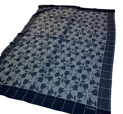 $26.75 • Buy Delta First Class John Horsfall Blanket 68 X 47  Blue