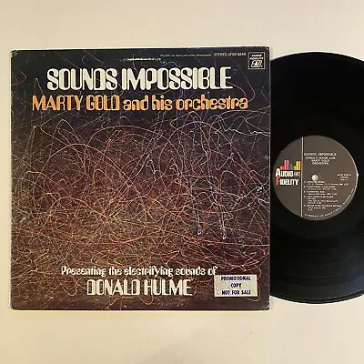 Sounds Impossible Marty Gold Donald Hulme Vinyl LP Electronic Synth Rare VG++ • $20
