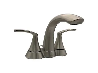 MOEN Darcy 4 In. Centerset 2-Handle Bathroom Faucet Spot Resist Brushed Nickel • $69.95