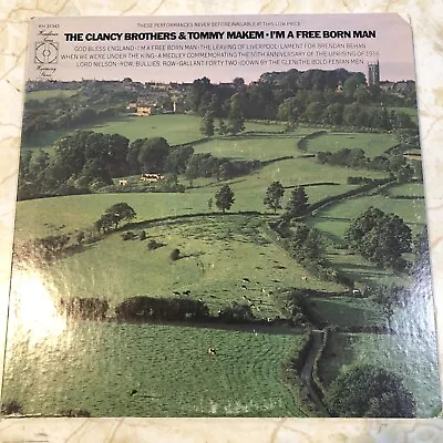 Clancy Brothers And Tommy Makem: I'm A Free Born Man 1972 LP EX Vinyl VG+ Cover • $9.99