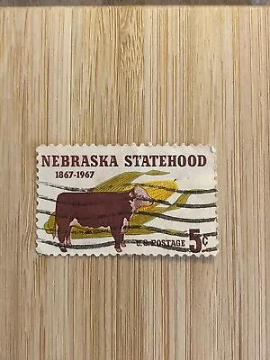 1328 – 1967 5c Nebraska Statehood US Stamp  • $1