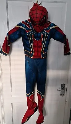 Rubies Marvel Endgame Spiderman Costume With Mask Size Small • £5.50