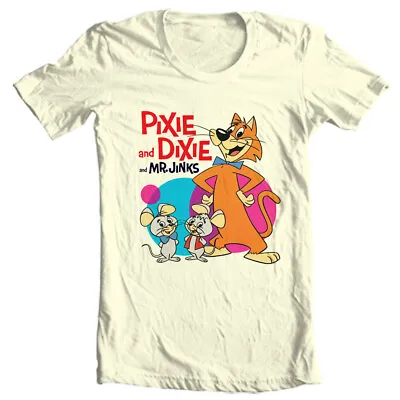 Pixie And Dixie And Mr. Jinx T Shirt Adult Regular Fit Cotton Graphic Tee • $19.99