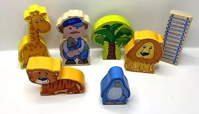 Haba Zooing Around Wooden Pieces Replacements Lion Tiger Penguin Zoo Keeper • $9