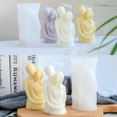 £9.99 • Buy DIY Family Perfume Candle Moulds Silicone Human Body Candle Wax Making Soap Mold
