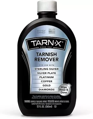 Jewelry Cleaner Tarnish Remover 12 Oz. Tarn-X Silver Gold Copper Clean & Polish • $7.39