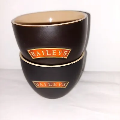 Baileys Irish Cream Liqueur 2 X Ceramic Cups Desserts Coffee Or Drinking • $24.99