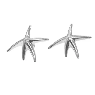 Tiffany & Co. Starfish Stud Earrings Silver 925 Peretti Vintage Used W/BoxPouch • $218