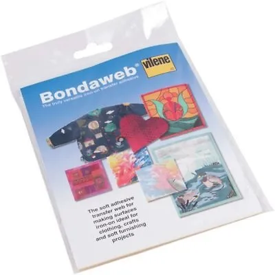 £4.70 • Buy Vilene Bondaweb Paper Backed Fusible Web Iron On Transfer Adhesive 17.5cm X 1.2M
