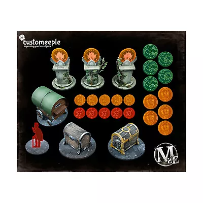 Customeeple Malifaux Accessory Gaining Grounds Set 2018 - Ten Thunders New • $27.95