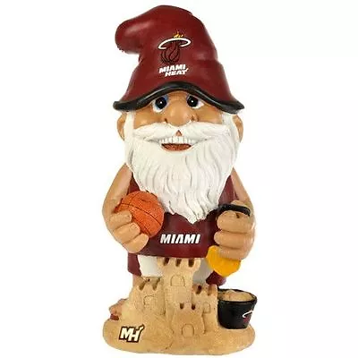 Miami Heat Decorative Thematic Garden Gnome NEW 11  NBA- VERSION 2 • $21.41