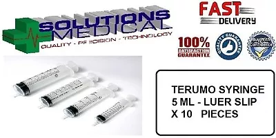 $18 • Buy SYRINGE TERUMO 5ml WITH LUER SLIP TIP (X10).