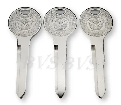 3X BLANK KEY Fit For MAZDA 3 6 SAVANA RX7 RX-7 MX5 MX-5 MIATA • $10.85