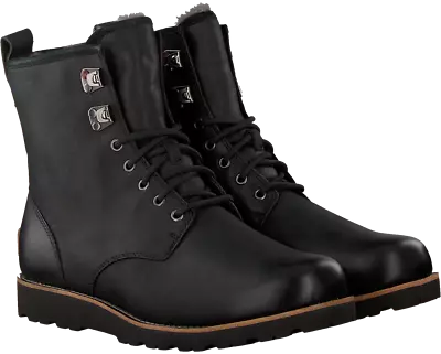 UGG Men's Hannen TL Casual Leather Winter Boots Black 1008139 Size 13 US • $329.99