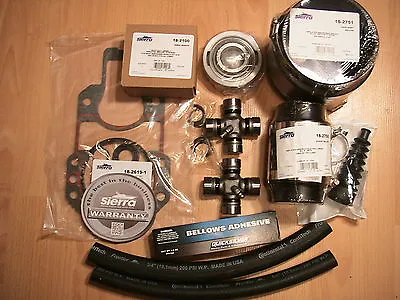 Mercruiser Transom Bellows Service Kit Gimbal Alpha 1 + U-JOINTS AND ADHESIVE • $163.99