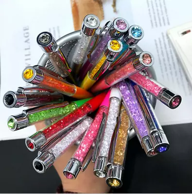 12x Bling Cute Crystals Diamond Ballpoint Pens Office School Supply Stationery • $12.99