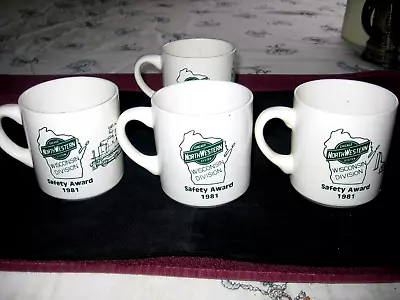 Vintage Chicago NorthWestern Railroad 1981 Safety Award Cups-3- Rare #60% OFF# • $15.95