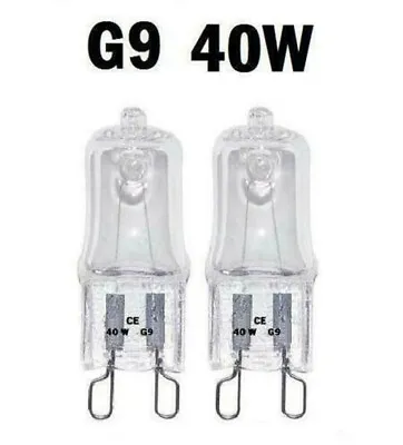 2 / 5 / 10 X G9 Halogen Light Bulbs Clear Capsule 240V 40W Watt Eveready ECO 33W • £2.49