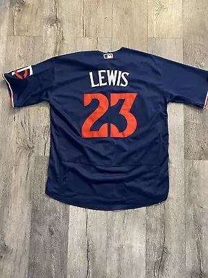 Men’s Minnesota Twins #23 Royce Lewis Stitched Navy Jersey - Size XXL • $74