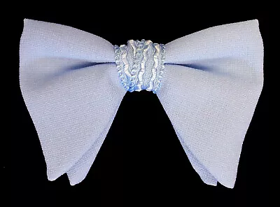 Men's Vintage Light Blue Bow Tie Butterfly Pre-Tied Clip-On 1970's Halloween  • $19.99