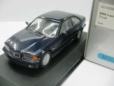 WOW EXTREMELY RARE BMW E36 325i Coupe 1992 Blue 1:43 Minichamps-323/M3/GTR-Spark • $109.41