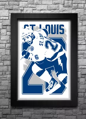 MARTIN ST. LOUIS Art Print/poster TAMPA BAY LIGHTNING FREE S&H! JERSEY • $11.99