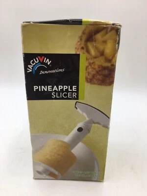 $5 • Buy VACU VIN PINEAPPLE SLICER -Black Handle - CORE And SLICE - Easy To Use