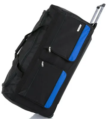 £39.99 • Buy 36  XL Large Suitcase Wheeled Bag Big Holdall Lightweight Luggage Case Hold 135L