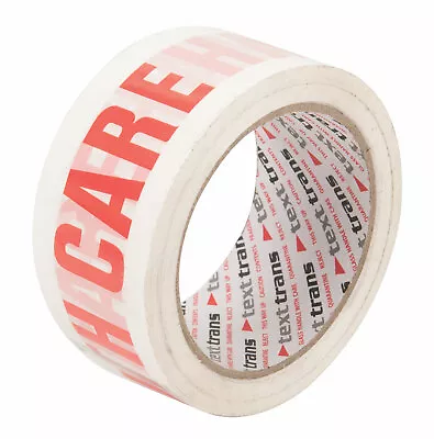 Pacplus Handle With Care Packaging Parcel Packing Tape Strong 50mm X 66m • £112.02