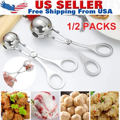 Meatball Maker Spoon Non Stick Thick Stainless Steel Meat Baller Kitchen Utensil • $4.97