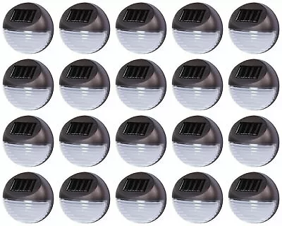 Fence Solar Powered LED Garden Lights Wall Patio Door Decking Outdoor Decor  • £10.95