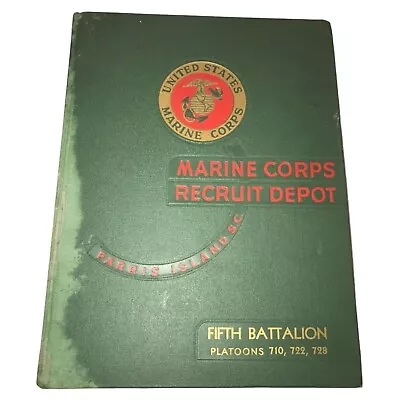 United States Marine Corps Recruit Depot Parris Island 5th Battalion Yearbook • $49