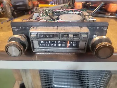 Boman 8-Track Stereo AM/FM Radio 1960s-1970s Model BM-1123 • $49.99