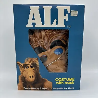 1987 ALF Halloween Costume In Box Never Used Collegeville  Year Of The Alf Ha! • $35.95