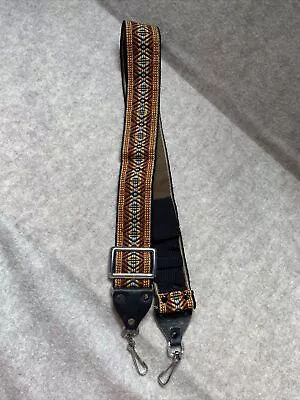 Vintage 1970s 2  Wide Woven Retro Hippie Camera/Guitar Neckstrap • $11