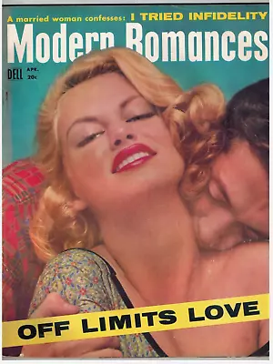 Modern Romance Magazine April Of 1956 VG+/Fine Condition • $15