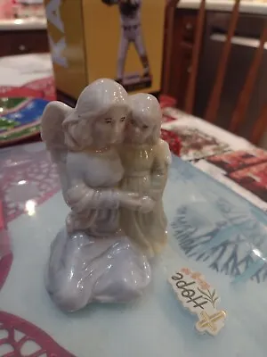 Vintage K's Collection Angel With Little Girl- Porcelain • $10