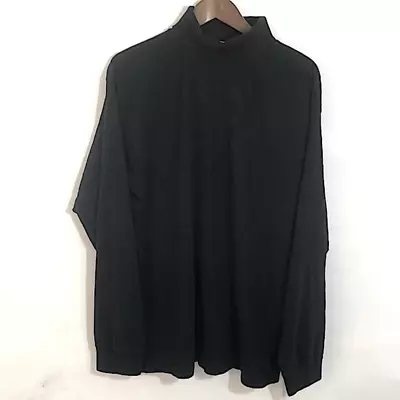 Carhartt Black Turtleneck Sweater 100% Cotton Long Sleeve Comfy Warm SZ LG TALL • $23