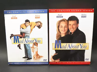 Mad About You TV Show Paul Riser Helen Hunt Season 1 & 2 DVD Lot • $7.95