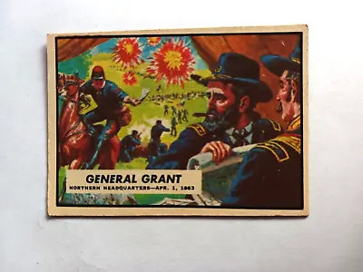 A&BC American Civil War Bubble Gum Trading Cards No 38 1966 • £2