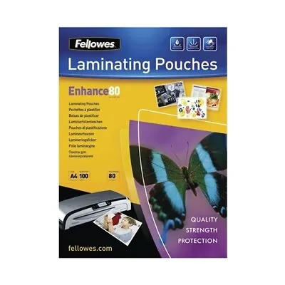 Fellowes A4 Enhance Matt 160 Micron Laminating Pouch (Pack Of 500) Boxed • £127.50