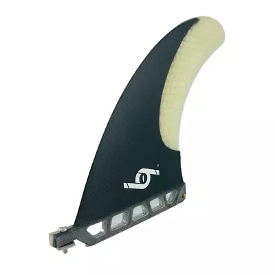 Longboard Fin 8  Single Longboard Fin Carbon Longboard Fin With Screw And Plate • £34.99