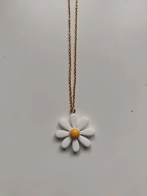 Daisy Necklace - Gold Colour 18 Inch Chain • £3