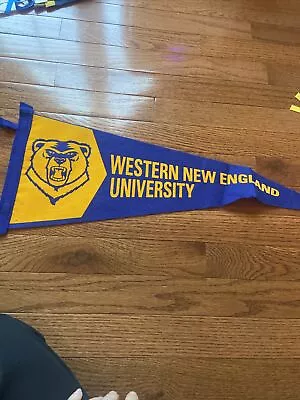 Western New England University College Pennant 24”L X 9” H • $2